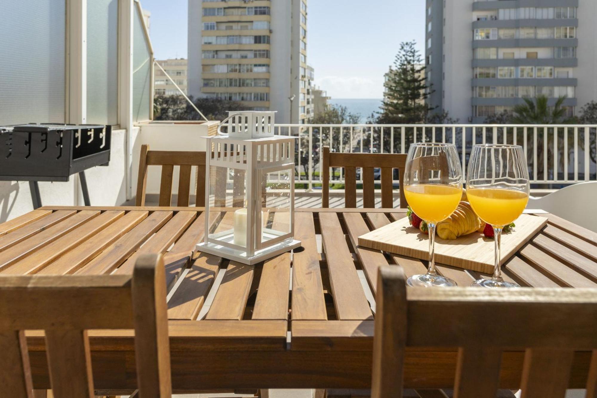 New! Quarteira Sea View Apartment Bagian luar foto